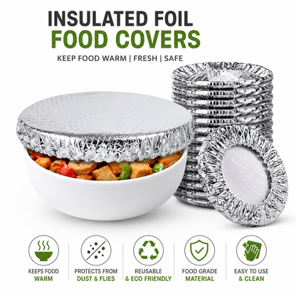 Heat Lock Foil Food Covers
